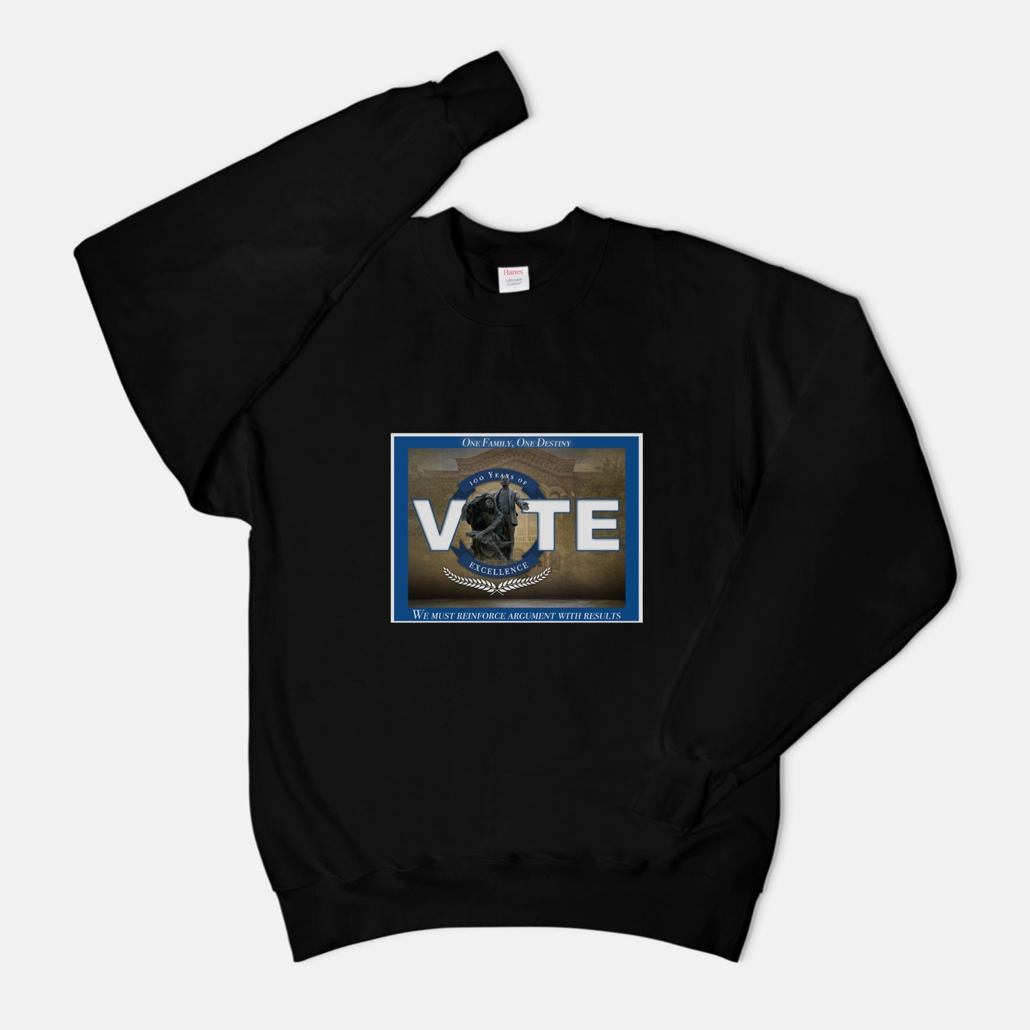 BLACK SWEAT SHIRT VOTE