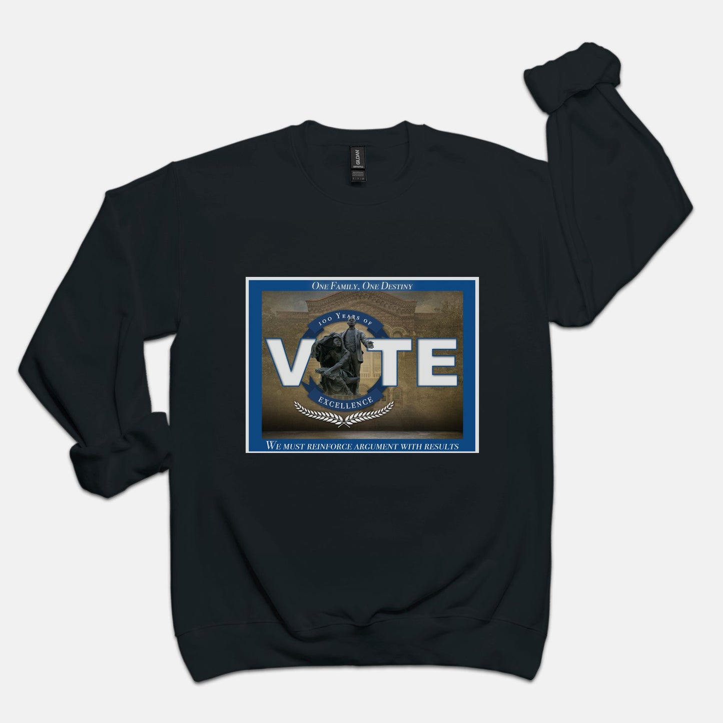 BLACK SWEAT SHIRT VOTE