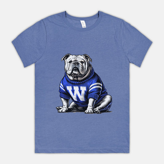 Royal blue bulldog